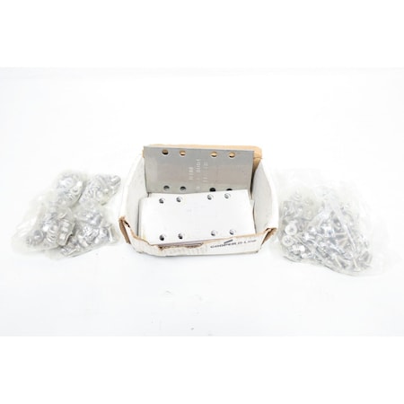 Cooper B-LINE BOX OF 6 STAINLESS SPLICE PLATE CONDUIT Parts 9SS6-8004